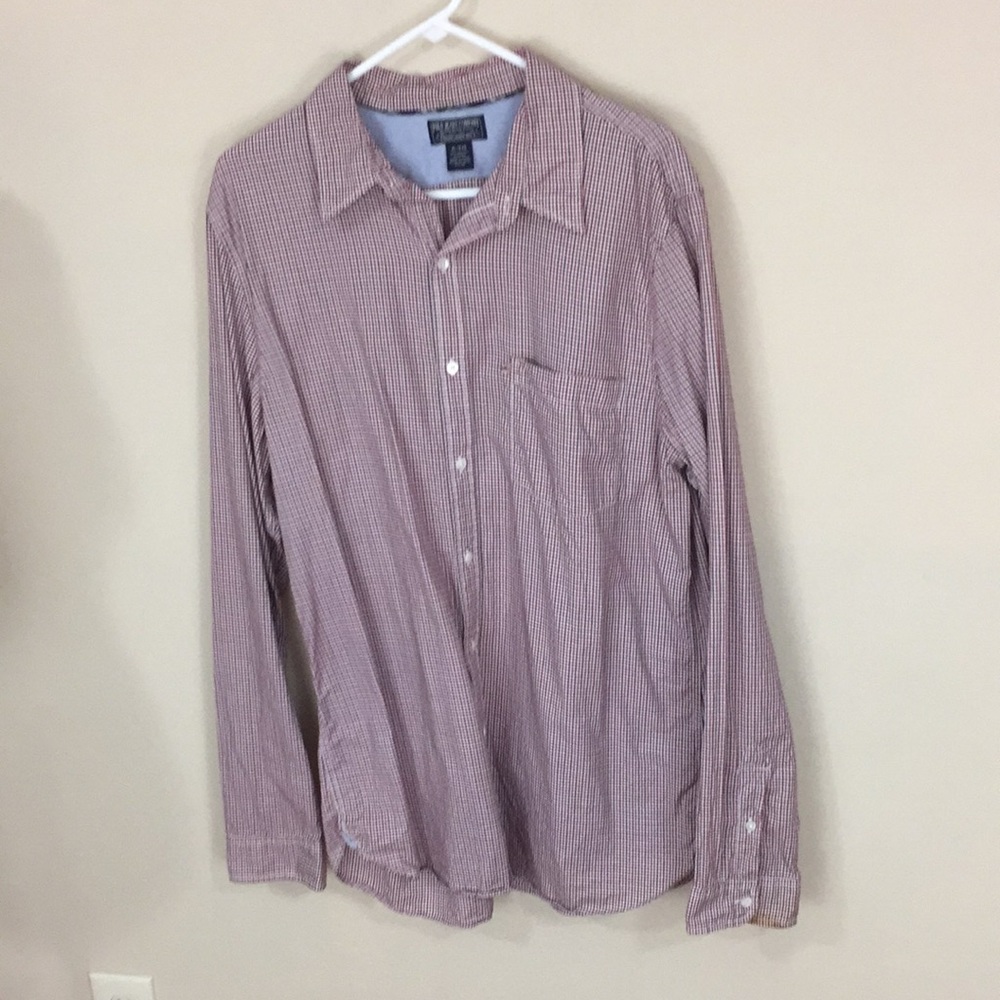 Ralph Lauren Polo Jean Company Checked Plaid Button Down Shirt Size XL